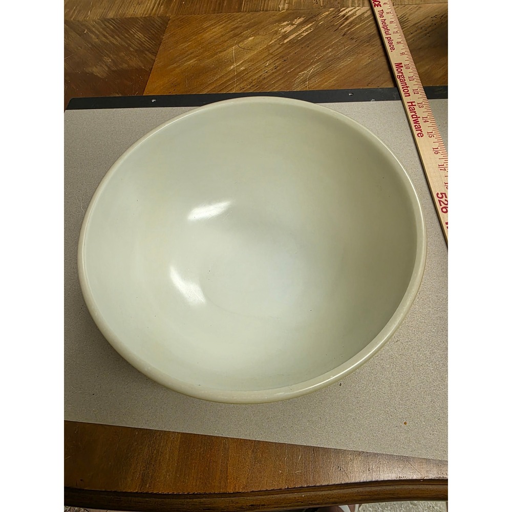 Vintage Pyrex 404 Yellow Primary Mixing Bowl 4 Quart Milk Glass 10.5 Inch - Picture 2 of 11